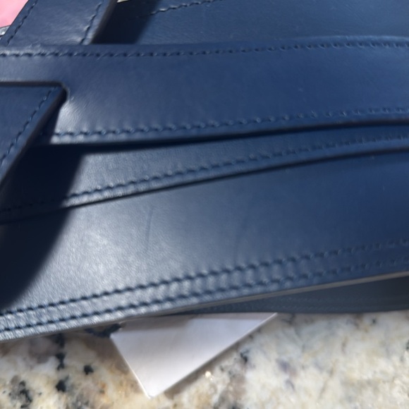 ISABEL MARANT NWT Navy Moshy Knot Leather Wrap Belt size 95 - Picture 14 of 15